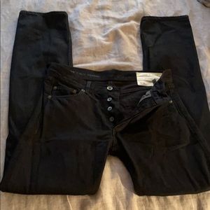 Rag & Bone black slim straight jeans RB 15x 29/34